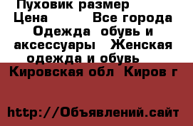 Пуховик размер 42-44 › Цена ­ 750 - Все города Одежда, обувь и аксессуары » Женская одежда и обувь   . Кировская обл.,Киров г.